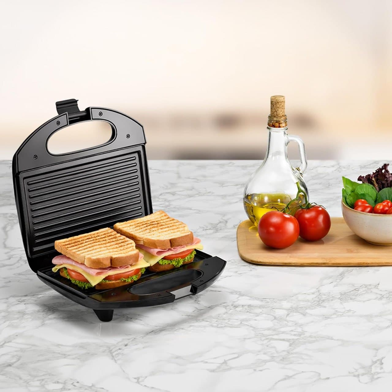 Sanduicheira Brunch Time 2 em 1 Elgin Sanduicheira e Grill Antiaderente Preta 110V, Moderno