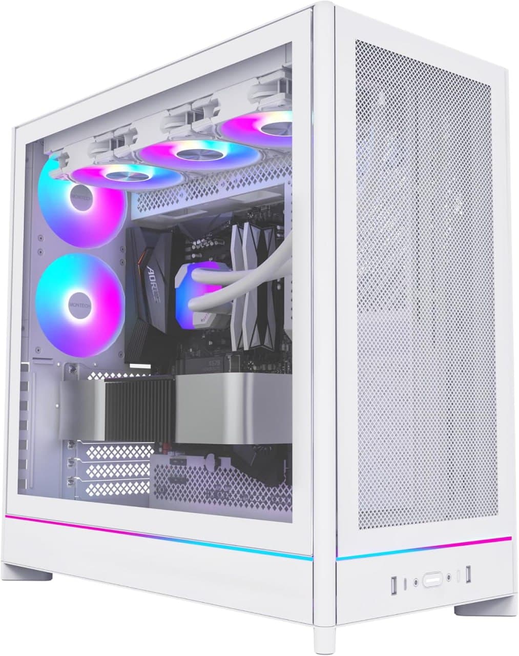 MONTECH HS01 Capa para PC ATX de alto fluxo de ar, reversível