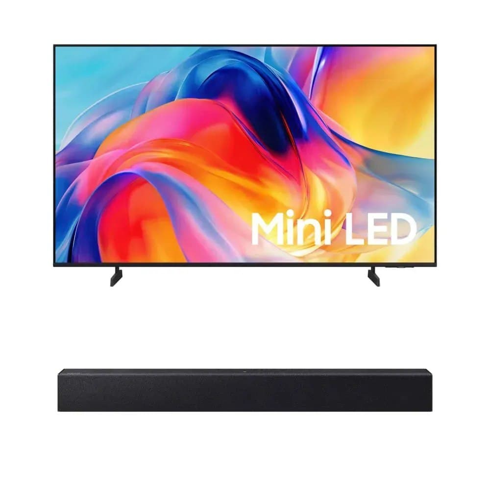 Samsung Smart Tv 55 Miniled 4k M75h + Soundbar Samsung Hw-b400f