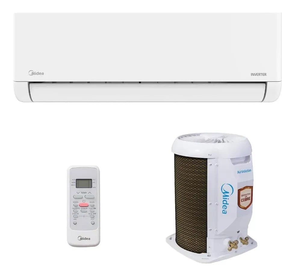 Ar Split Inverter 12000 Midea Airvolution Lite Frio 38Tbvca12m5 42Ebvca12m5