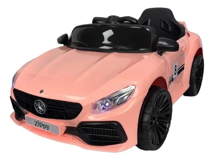 Carro Elétrico Infantil Mini Mercedes 380 Zippy Toys Rosa
