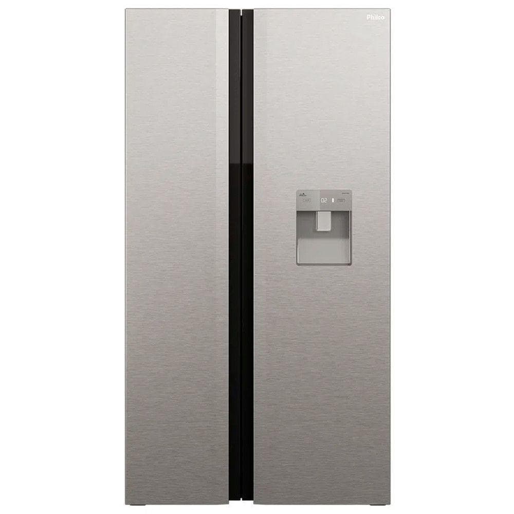 Refrigerador Side By Side Philco 486L Inox Eco Inverter Prf504id