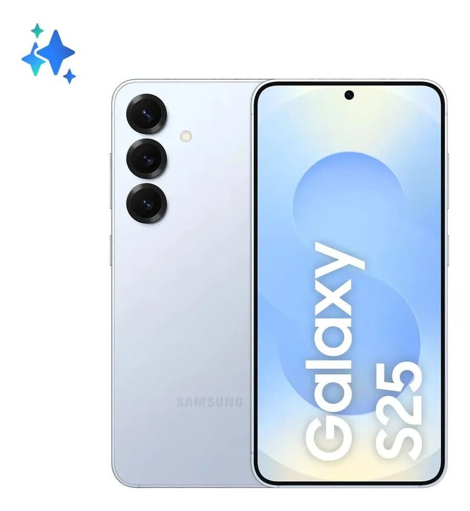 Samsung Galaxy S25 5G, 256Gb, 12Gb, Câmera Tripla - Azul claro