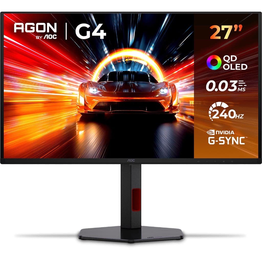 Monitor Gamer Aoc Agon 27" Oled Qhd 240Hz, 0.03Ms - Q27g4zdr
