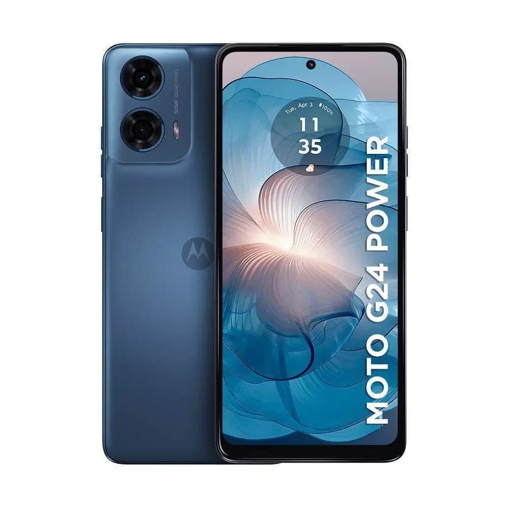 Usado: Moto g24 Power 128GB Azul-escuro Bom - Trocafy - Motorola