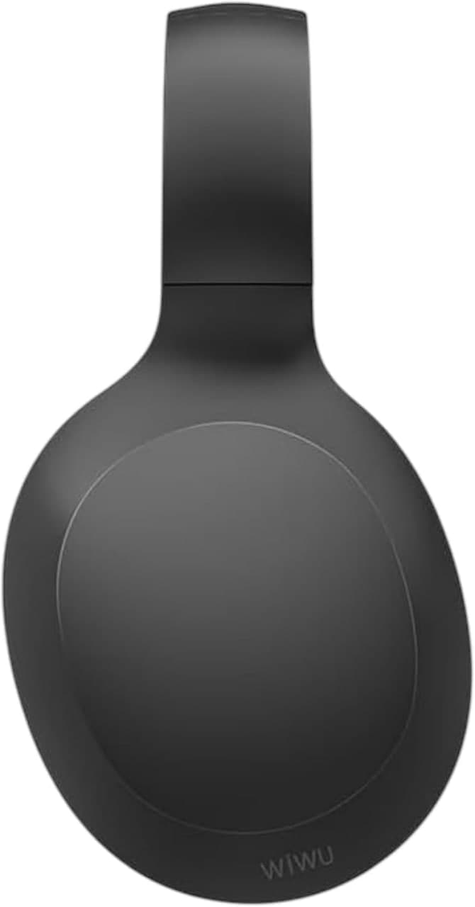 WIWU Bach Headset TD-01 Pure Bass Sem Fio – Bluetooth Wireless Som Estéreo Confortável e Moderno Almofadas Macias Design Premium Preto Construção Resistente para Uso Diário