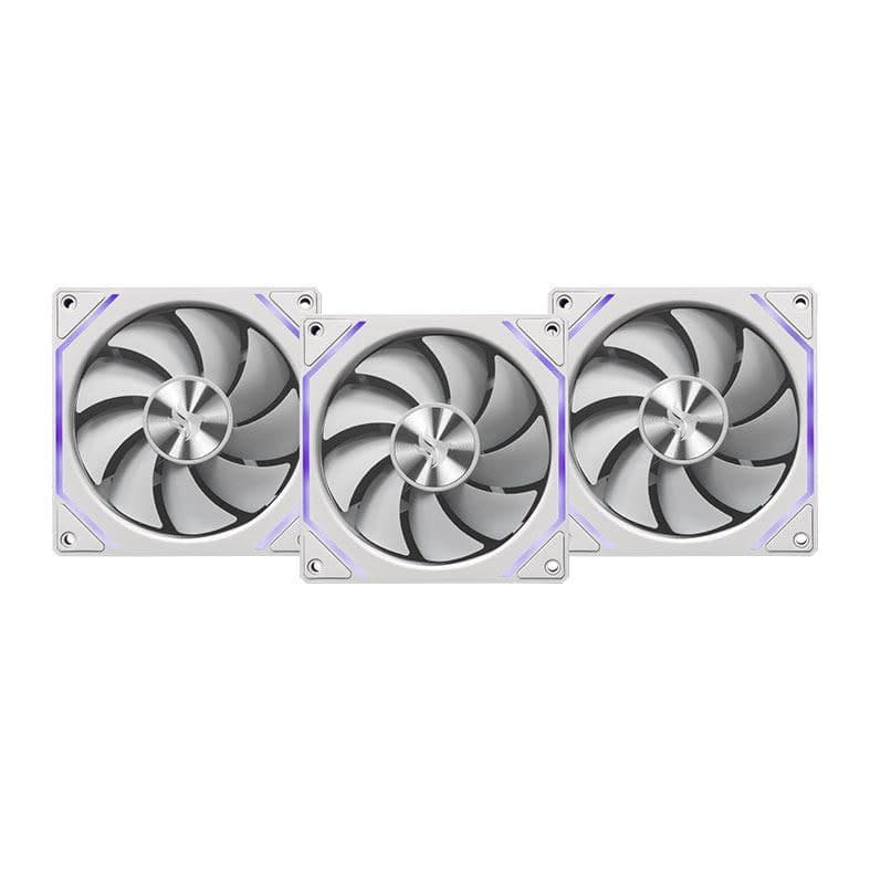 Kit Ventoinha Pichau Ventus NX, ARGB, 3x120mm, Branco
