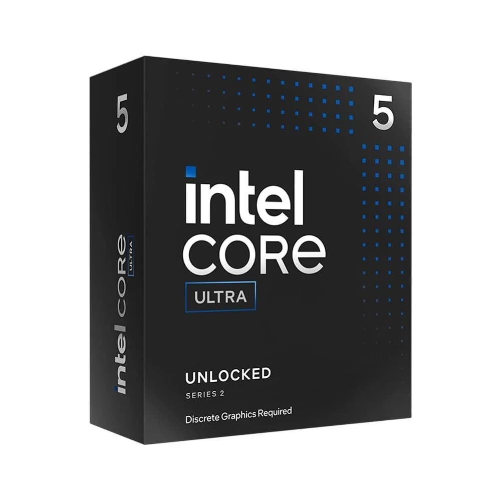 Processador Intel Core Ultra 5 245Kf, 4.2GHz (5.2GHz Turbo), Cache 24Mb, 14 Núcleos, 14 Threads, Lga 1851, Sem Vídeo Integrado - Bx80768245kf