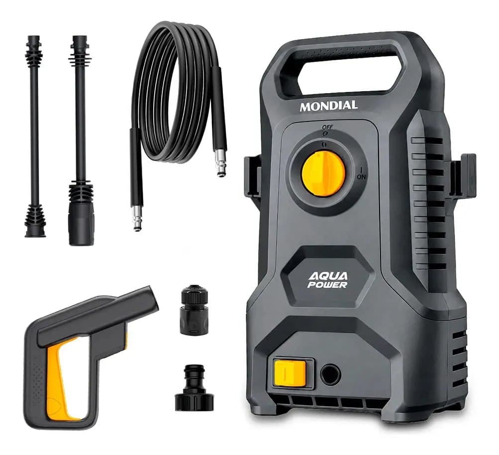 Mondial LAP-04 GY Lavadora de Alta Pressão 1400W + Jato Ajustável