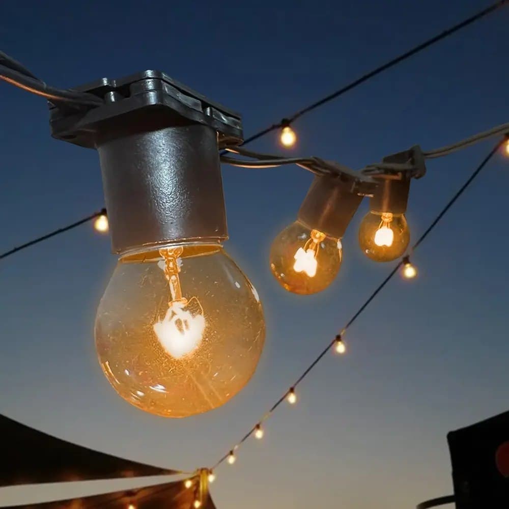 Varal De Luzes 20 Metros Festao Com Lampadas Ja Inclusas