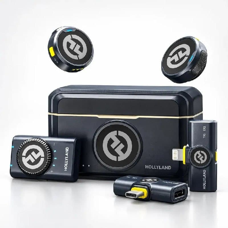 Microfone Hollyland Lark M2 Duo Usb-C Preto