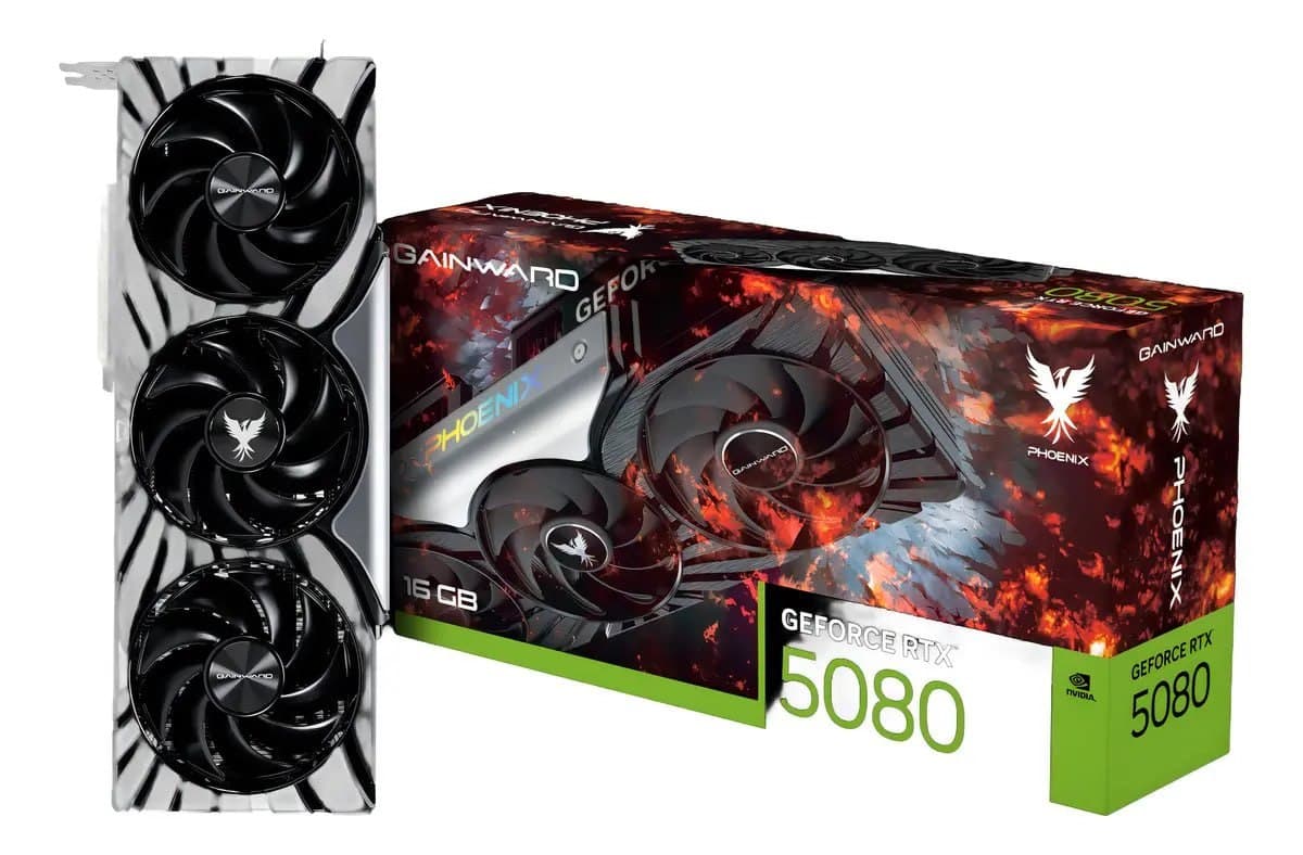 Placa de Vídeo Gainward Phoenix Rtx 5080 16Gb Gddr7 8K Ray Tracing