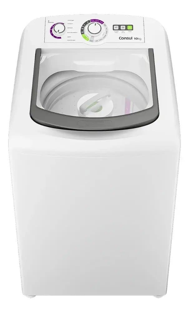 Máquina de Lavar Consul 10 kg Dosagem Econômica - Cwb10bb Branca