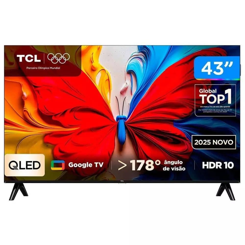 Smart Tv 32” Fhd Tcl 32S5k Qled - Rf$798