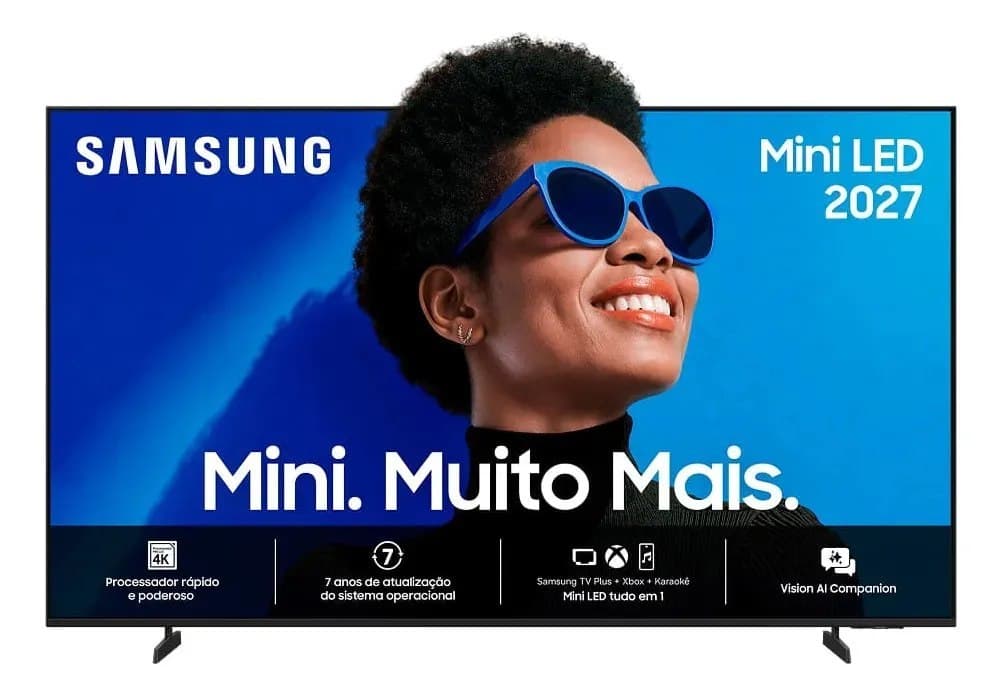 Samsung Smart Tv 55" Mini Led 4K M75h 26/2027 120Hz Vrr