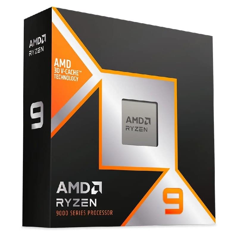 Processador AMD Ryzen 9 9950X3D, 4.4 GHz (5.7 GHz Max Turbo), Cache 144MB, 16 Núcleos, 32 Threads, AM5, Com Vídeo Integrado - 100-100000719WOF