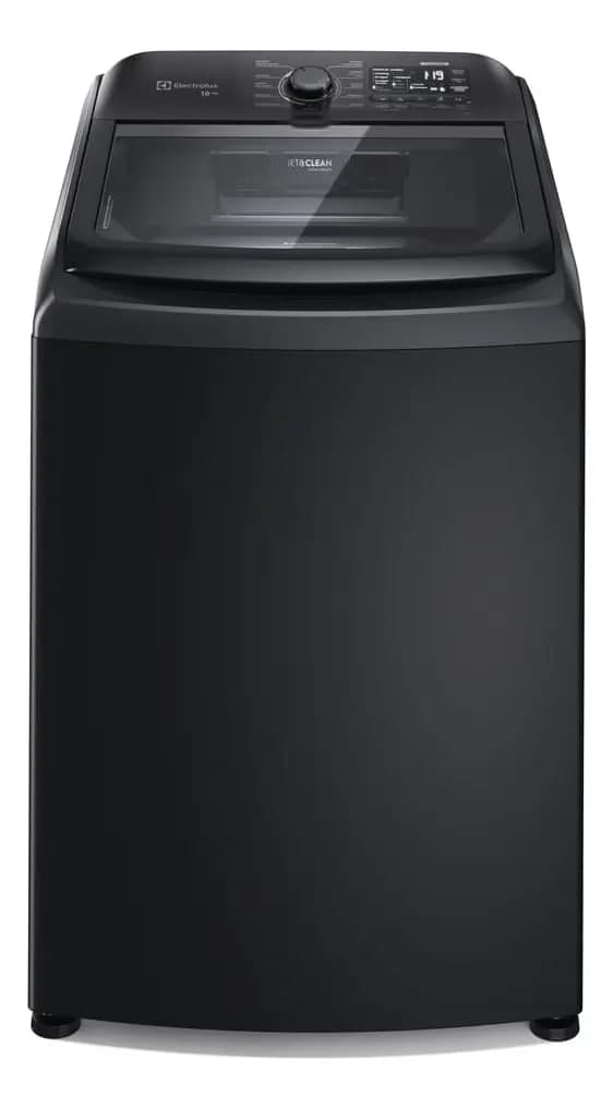 Máquina de Lavar Electrolux 18Kg Preta Expert Tripla Filtragem e Jatos Poderosos (LEB18)