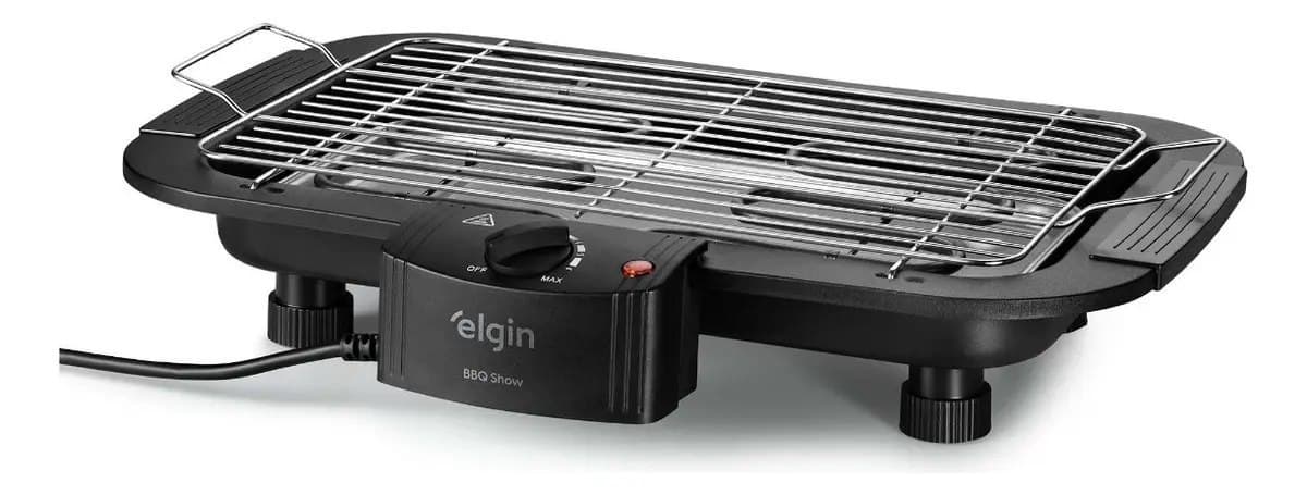 Churrasqueira Elétrica Elgin Bbq Show 2000w Chu20 Preto - 220V
