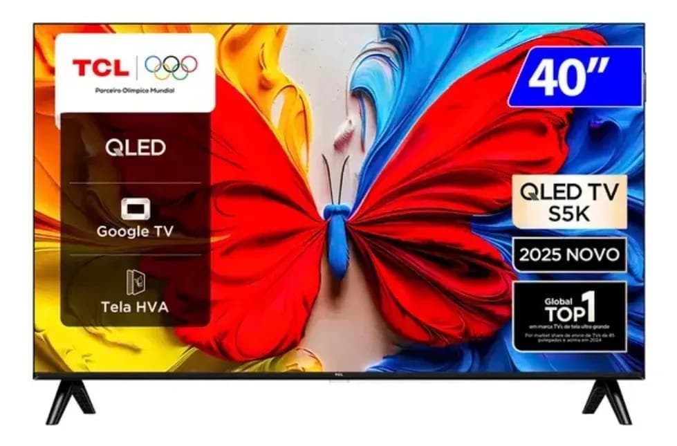 Smart Tv Tcl 40" 40s5k Qled Full Hd Wi-fi Android Semp
