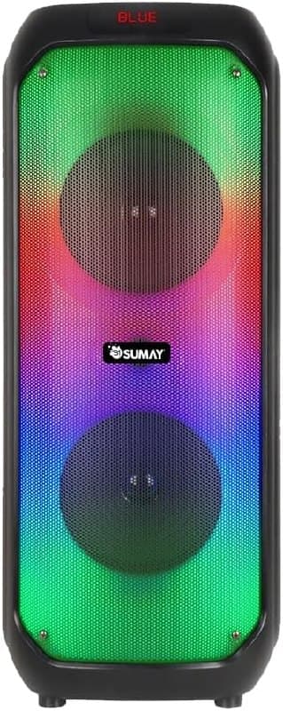 Sumay Caixa de Som Bluetooth Fire 1000W Portátil