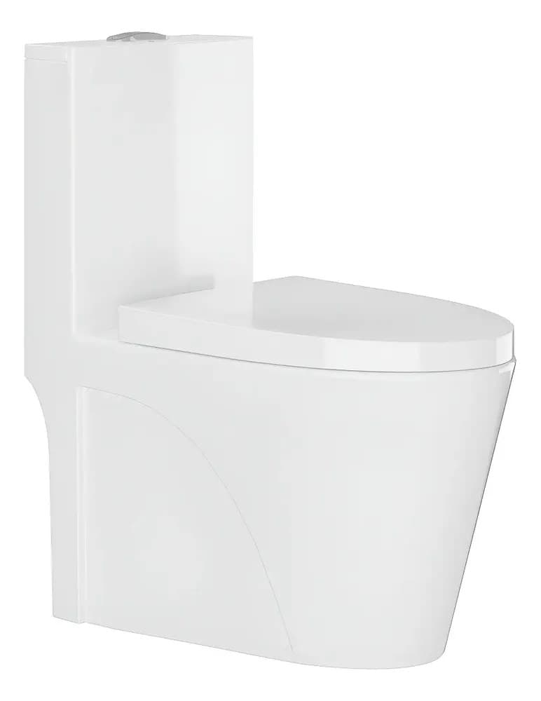 Vaso Sanitário Tubrax Monobloco Vab0002 Caixa Acoplada Completo Privada Cor Branco