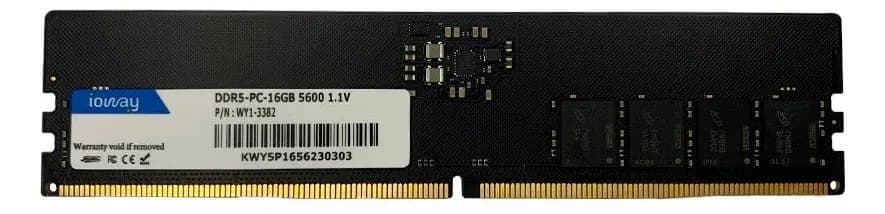 Memória Ram 16gb Ddr5 5600mhz Udimm Ioway