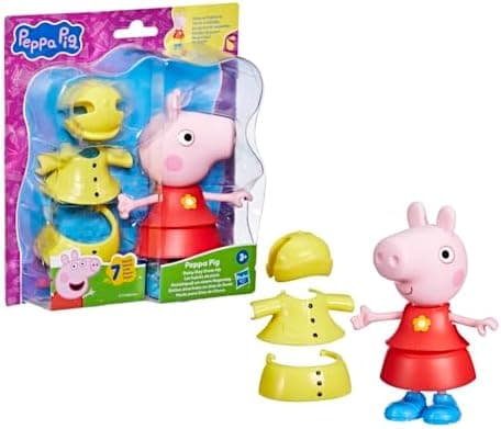 Boneca Peppa Pig Dia de Chuva – Estilos Divertidos, a partir de 3 anos