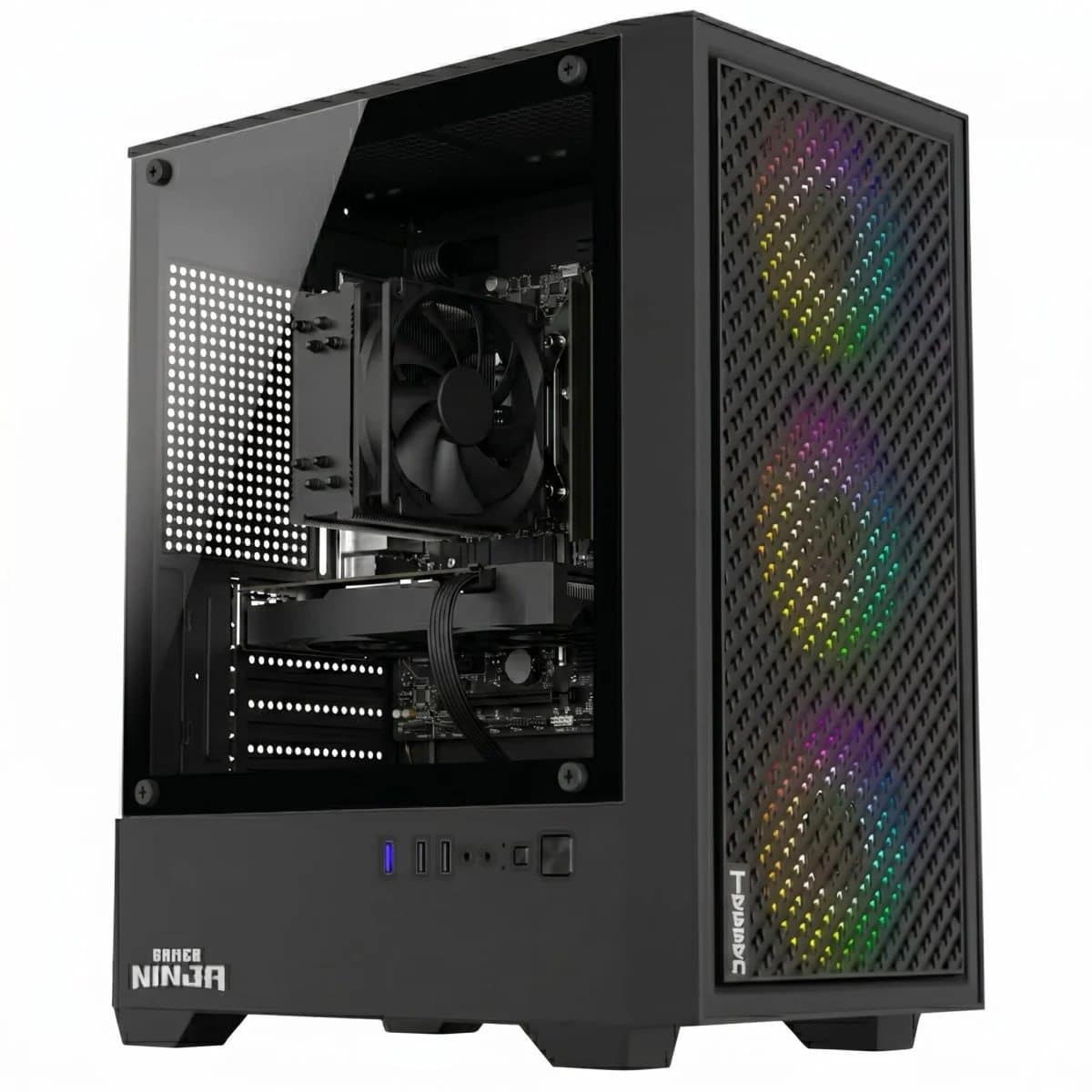 PC GAMER CAPTAIN AMD Ryzen 5 5500F / AMD Radeon RX 7600 / 8GB DDR4 / SSD 512GB