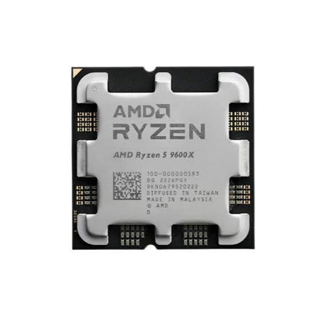 Processador Amd Ryzen 5 9600x, 3.9GHz (5.4GHz Turbo), 6-Cores 12-Threads, Am5 Novo (Sem Caixa ou Cooler)