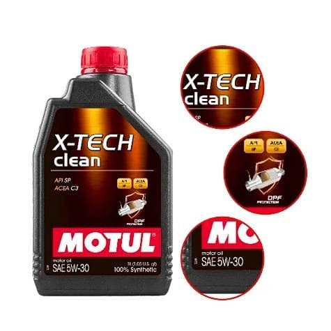 Óleo Para Motor De Carro Motul X-tech Clean 5w-30 1l