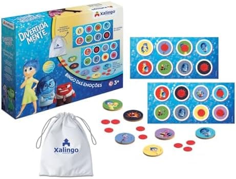 Jogo Bingo das Emoções Divertidamente Xalingo