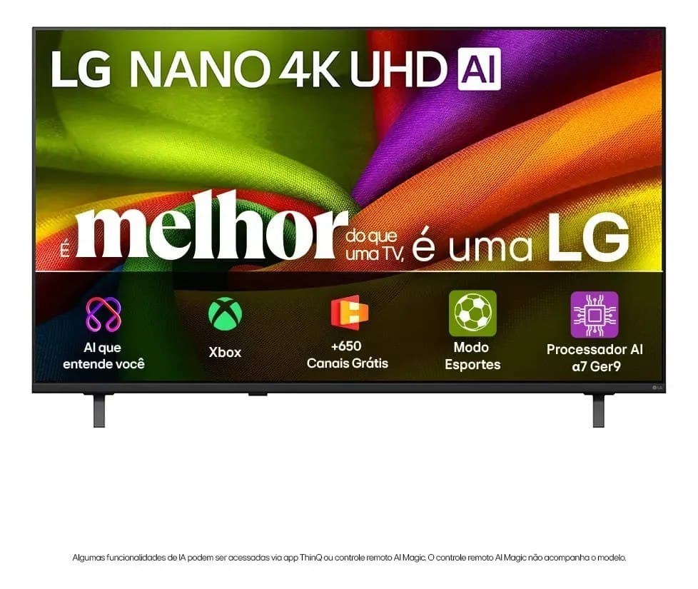 Smart Tv 4K 65" Lg Nano Uhd Nu850 65Nu850bpsa