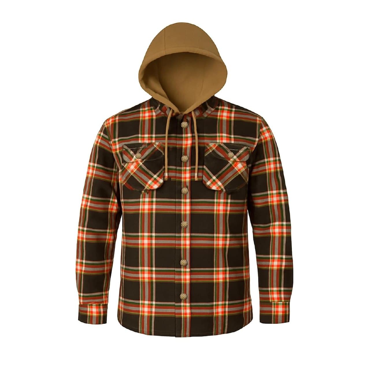 Field & Stream Jaqueta masculina padrão com capuz, multicolorida, Gg