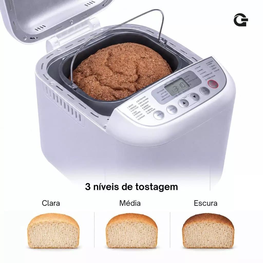Panificadora 19 Programas Gallant 600w 127v Branca (GPA1E19A_127BR)
