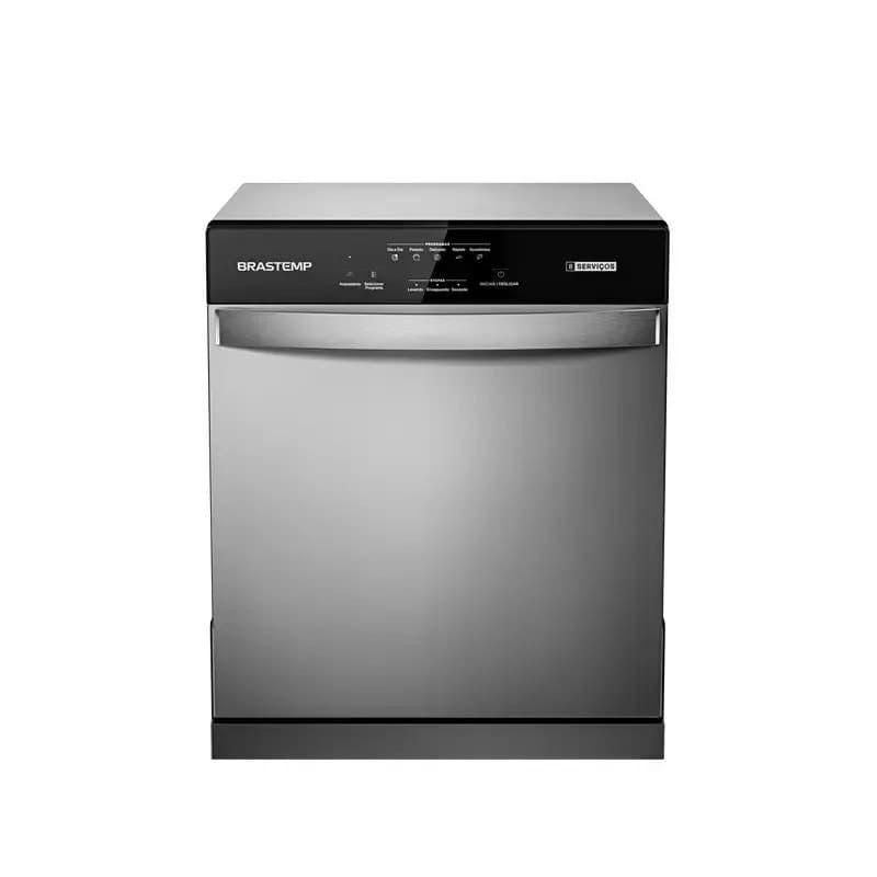 Lava-Louças Brastemp 8 Serviços Inox - Blf08bs