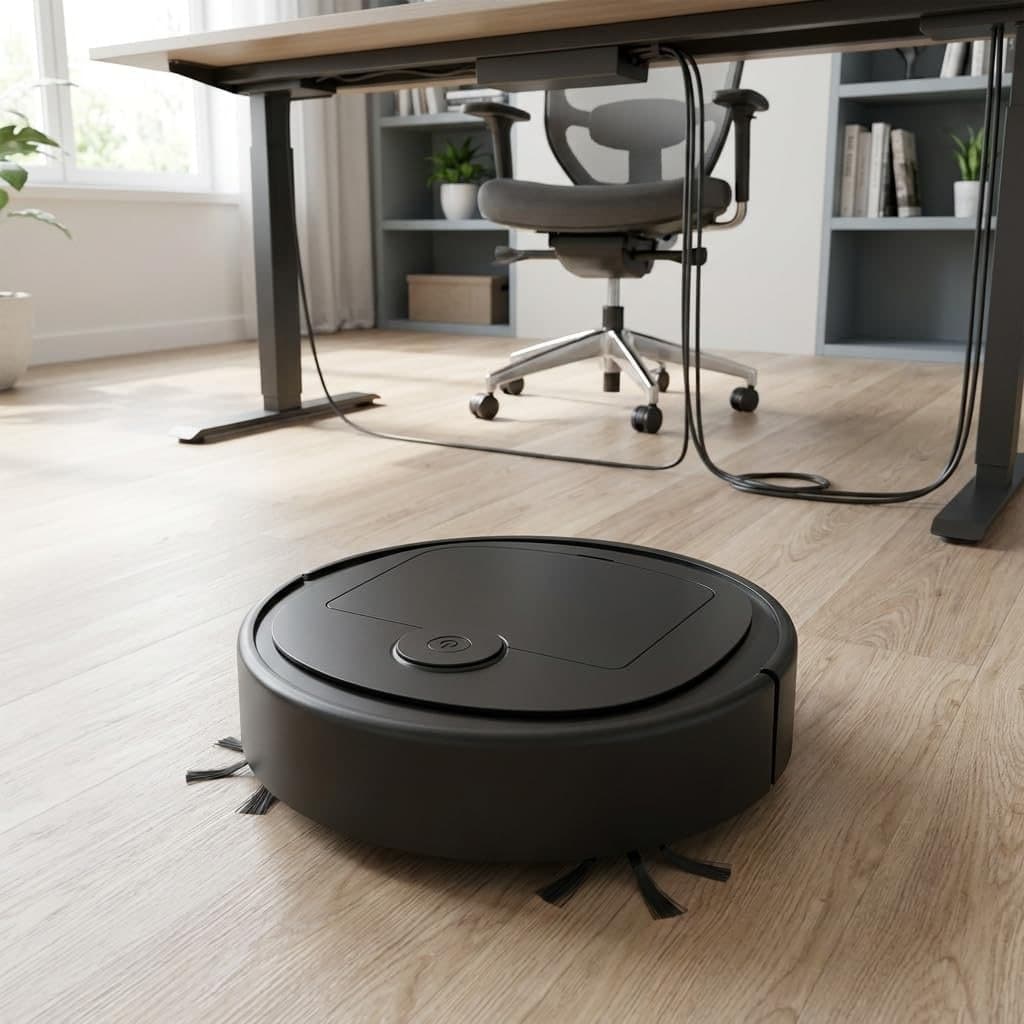 Robô Aspirador De Pó Premium Automático, Recarregável, Varenzia