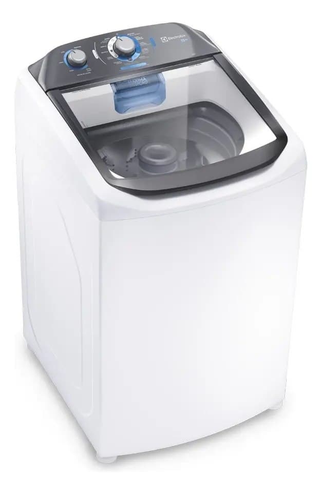 Máquina De Lavar Electrolux Efficient 13kg Auto Cesto Inox Branco