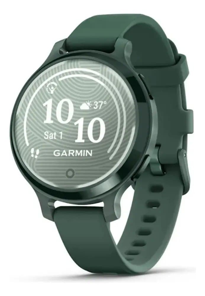 Relógio Garmin Com Monitor Cardíaco E Gps Lily 2 Active 38mm Verde Jasper 38 Mm