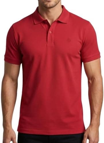Camisa Polo Piquet Masculina Cores Lisa Slim Casual Premium
