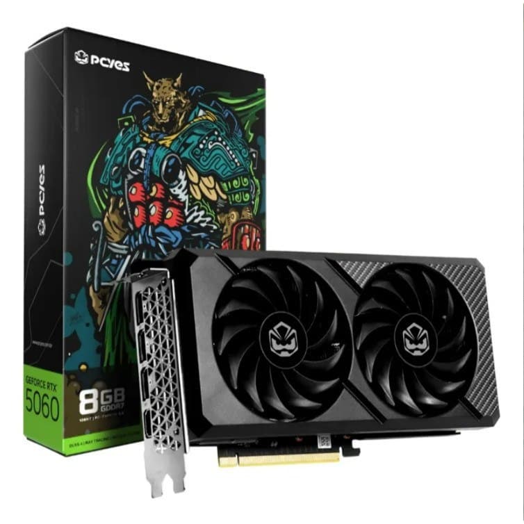 Placa De Vídeo Pcyes Rtx 5060 8Gb Gddr7 128bit Gamer