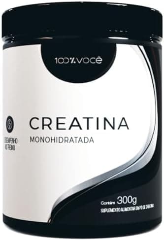 Creatina Monohidratada 100% Pura, 300g, Suplemento Alimentar em Pó, 100% Voce