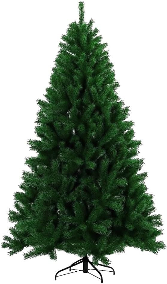 Árvore de Natal Luxo Super Premium Pinheiro 1,80 m — 800 Galhos, Cheia com Base de Ferro Reforçada