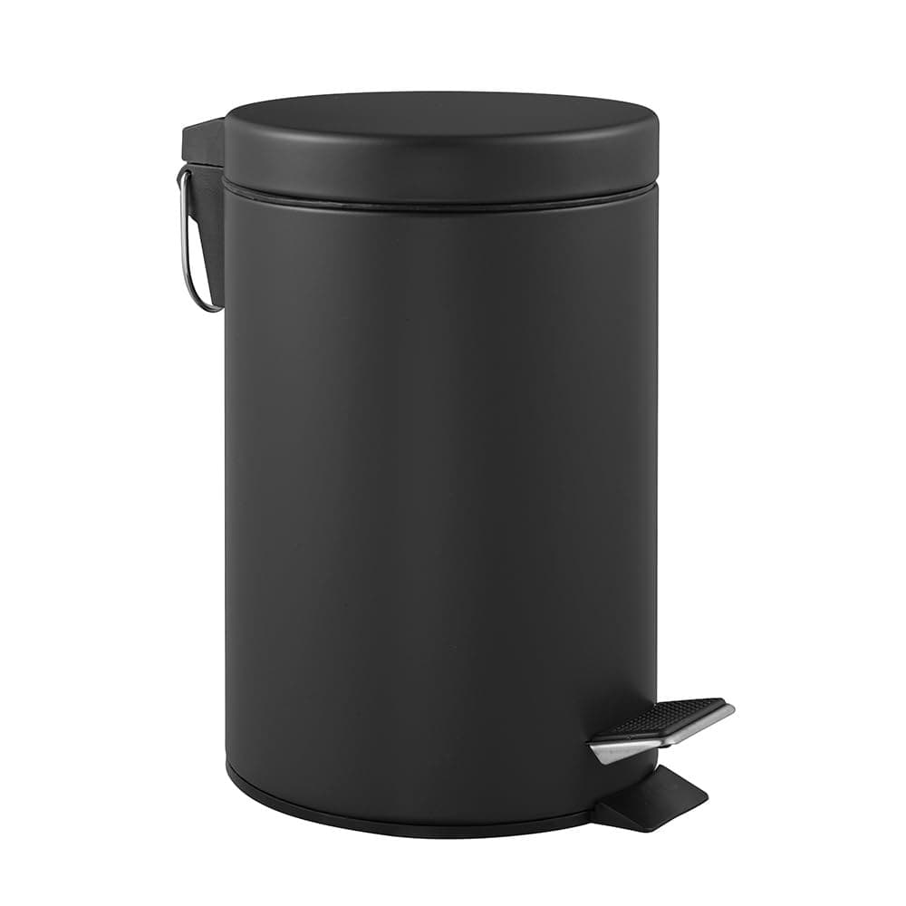 Lixeira com Pedal Standerd Color 5 L Preto Brinox