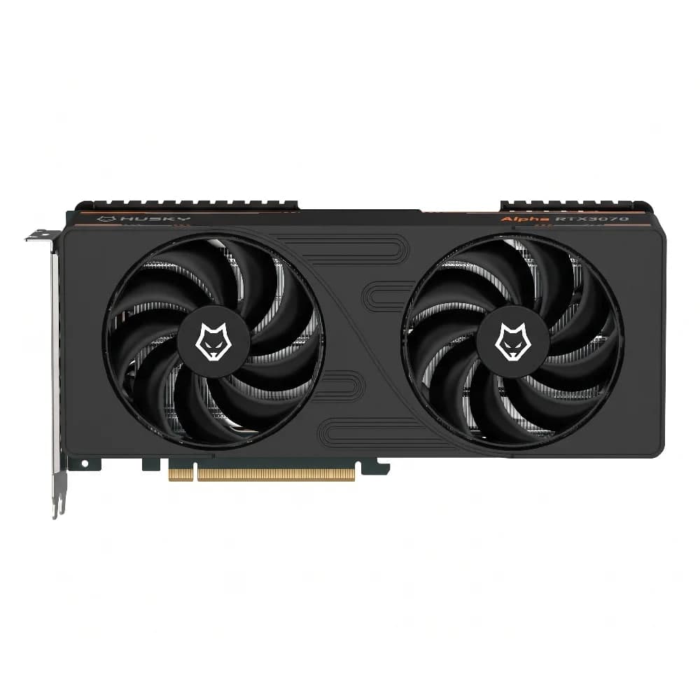 Placa de Vídeo Husky Alpha RTX 3070, NVIDIA, 8GB, GDDR6, 256-Bit, Dual Fan, HDMI, 3x DisplayPort - HVG3070