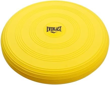 Disco de Equilíbrio Inflável para Treino Funcional Amarelo Everlast