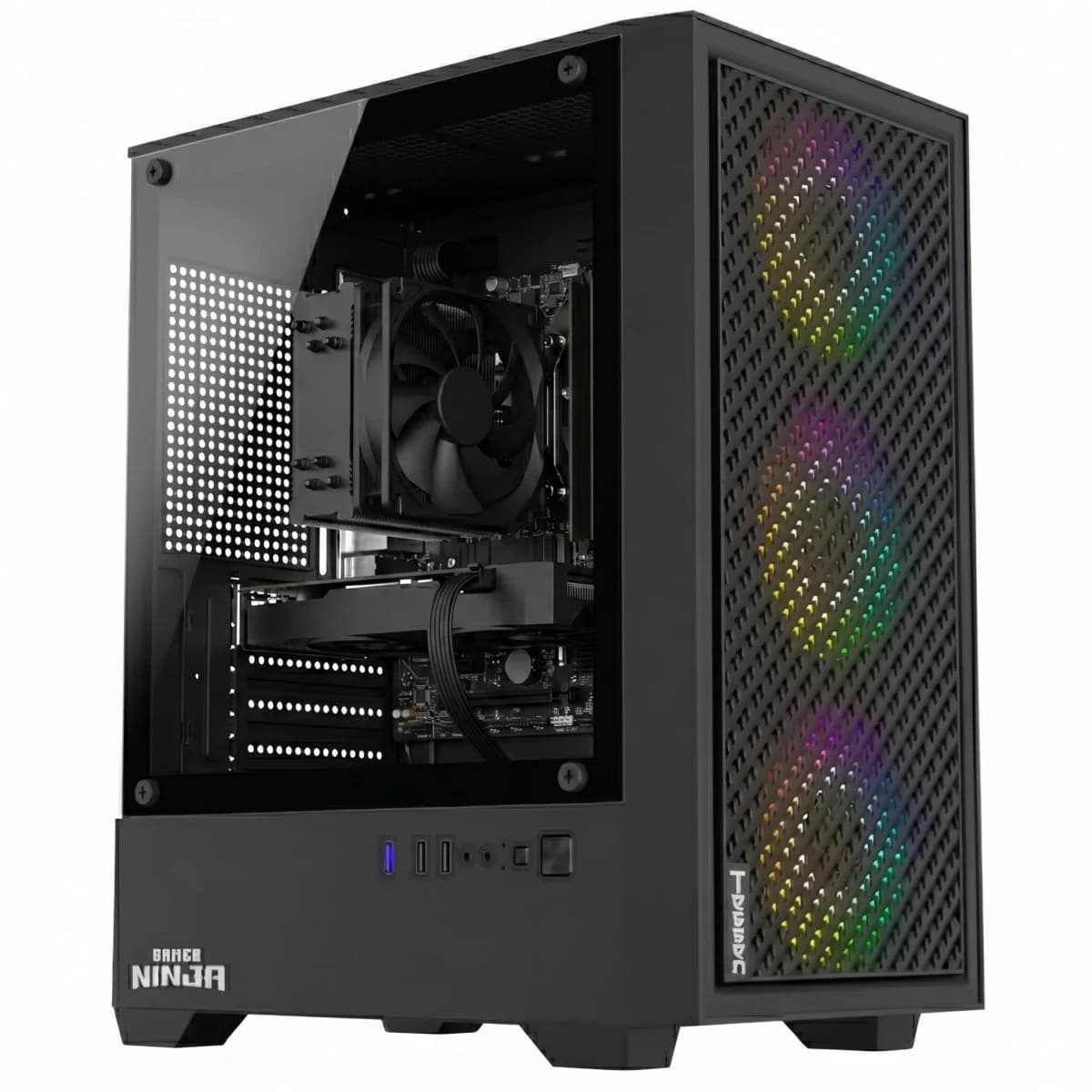 Pc Gamer Captain Amd Ryzen 5 5500F / Amd Radeon Rx 7600 / 8Gb Ddr4 / Ssd 512Gb