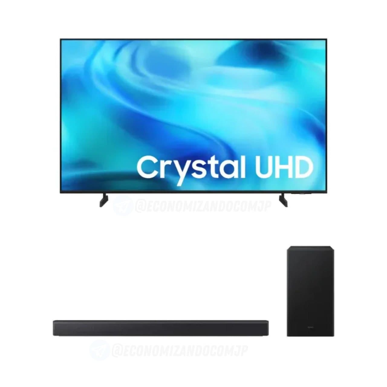 Samsung Smart Tv 58 Crystal Uhd 4k 2026 + Soundbar Samsung Hw-b450f - R$ 3.099
