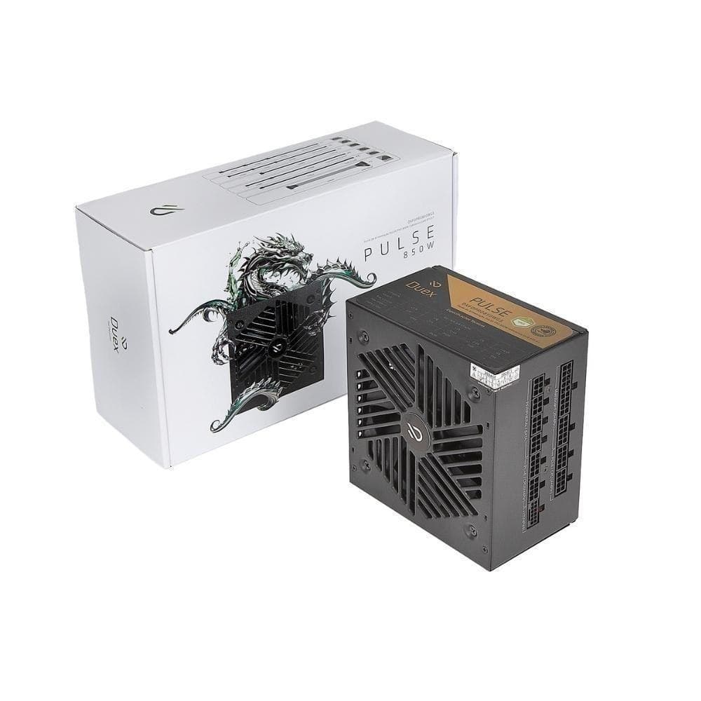 Fonte Duex Pulse Pro, 850W, Cybenetics Gold, TecLab, Pfc Ativo, Atx 3.1, Pcie5, Full Modular, Preto