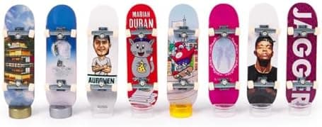 SUNNY, Skate de Dedo, Pacote dos Campeões, Olimpíadas, Tech Deck, Kit com 8 unidades