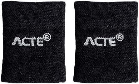 Acte, Munhequeira P 8x8 F8-P - Preto e Cinza